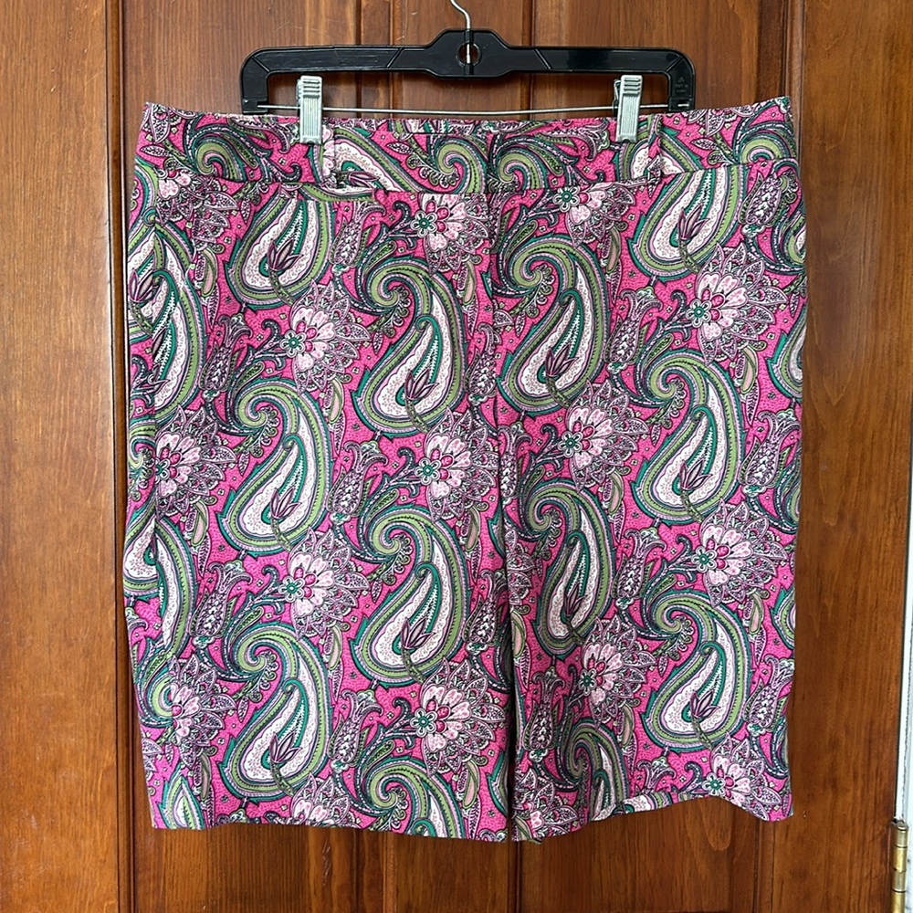 Talbots Paisley Shorts 16